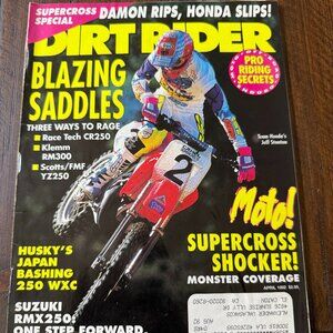 Dirt Rider Magazine April 1992 - Jeff Stanton